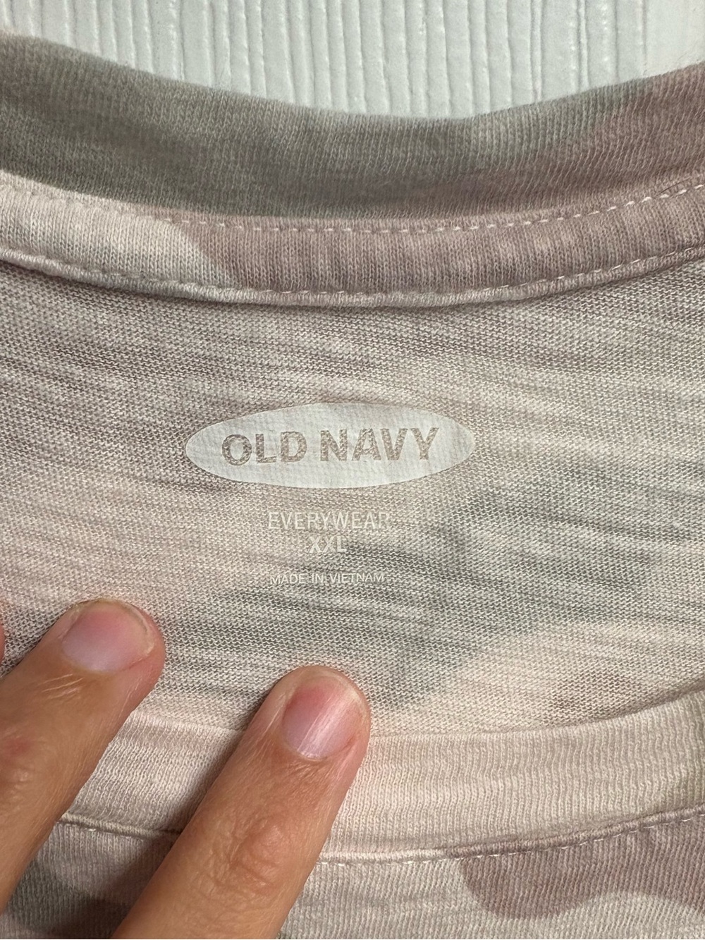 Old Navy 100% Cotton Light Camo Basic Short Sleeve T-Shirt Size XXL - Picture 3 of 4